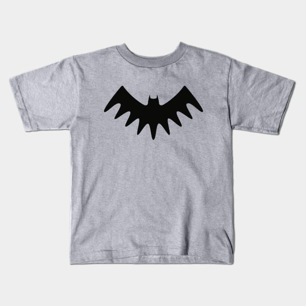 1966 Screen Test Bat Kids T-Shirt by PapaBat